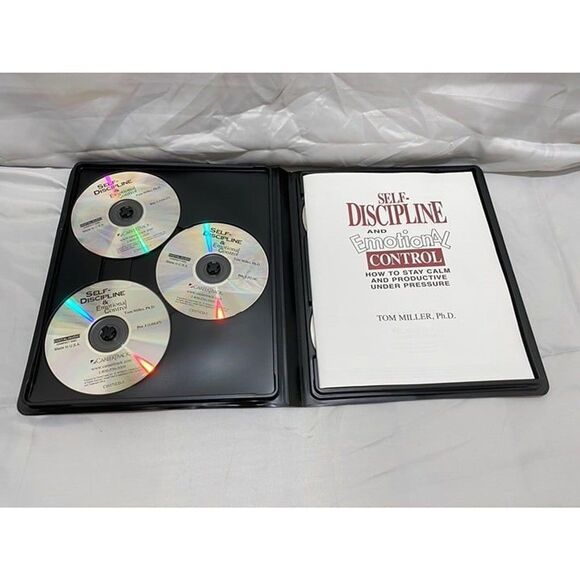 Self-Discipline and Emotional Control by Tom Miller PHD. 3 Disk Self Help Audio - Picture 8 of 12